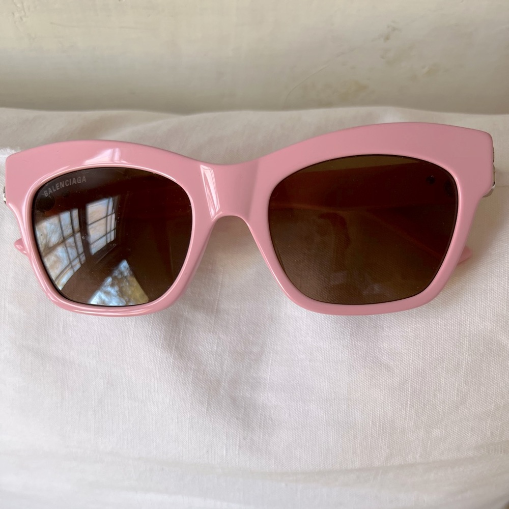 AUTHENTIC BALENCIAGA PINK SUNGLASSES